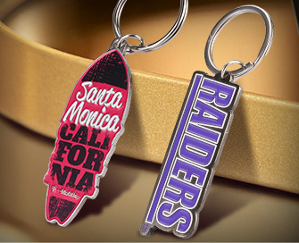 designed enamel logo custom keychains