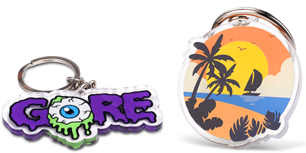 Personalized Acrylic Keyrings