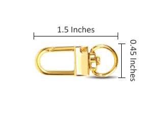 Gold Swivel Trigger Lobster Claw Clasp