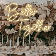 light up sign for wedding
